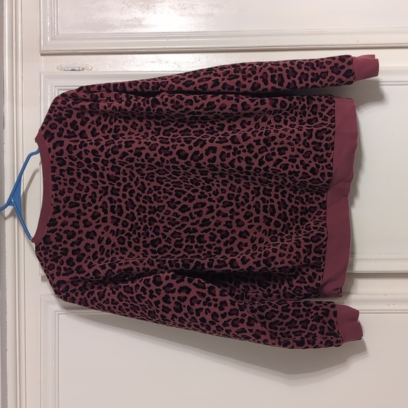 Large Pink Leopard Nike sweater - Picture 2 of 2